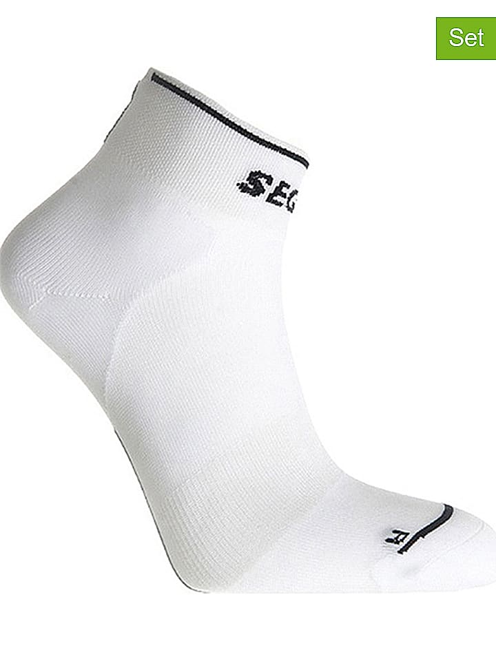 Seger Skarpety funkcyjne (3 pary) w kolorze białym rozmiar: 43-45
