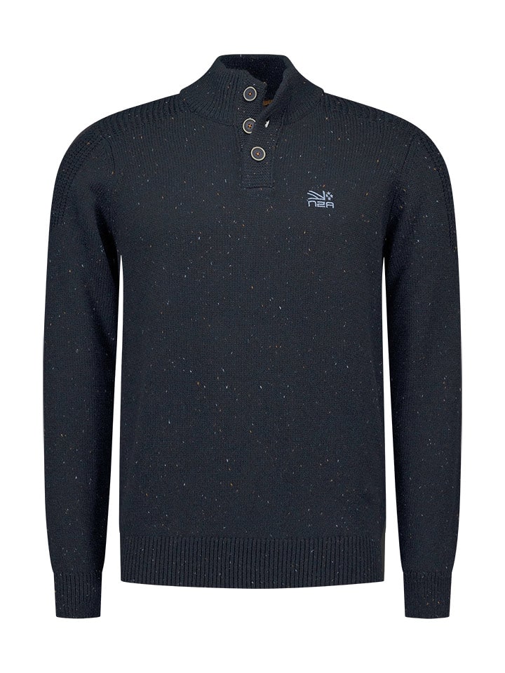 NEW ZEALAND AUCKLAND Sweter w kolorze granatowym rozmiar: L