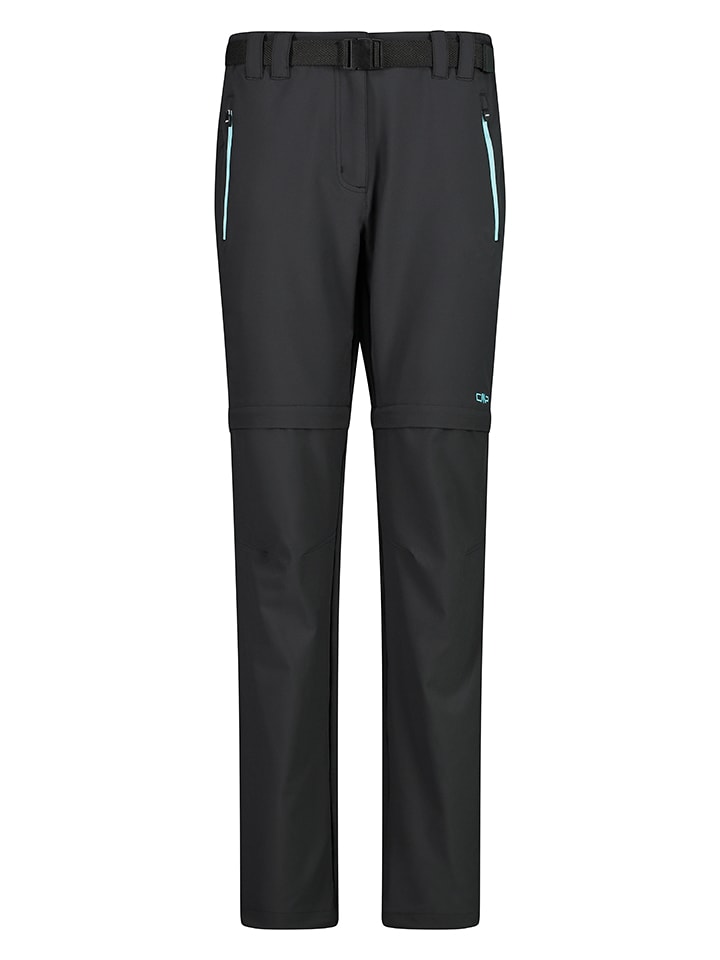 CMP Spodnie trekkingowe Zip-Off w kolorze czarnym rozmiar: 40