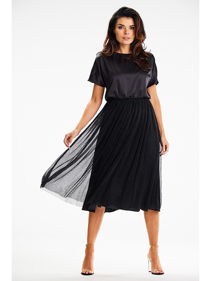 Awama Sukienka w kolorze czarnym rozmiar: L