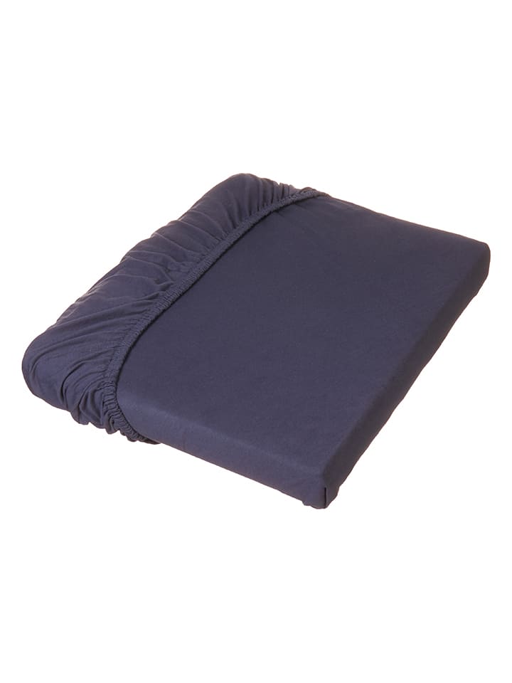 avance Prześcieradło dżersejowe w kolorze antracytowym na gumce rozmiar: 100x200 cm