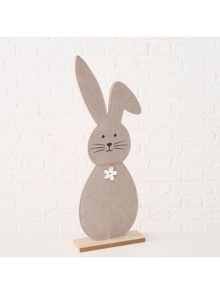 Boltze Figurka dekoracyjna "Henning" w kolorze beżowym - wys. 50 cm rozmiar: onesize