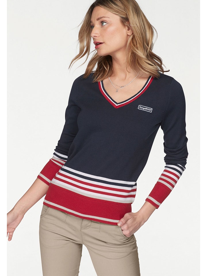 Kangaroos Sweter w kolorze granatowym rozmiar: 40/42