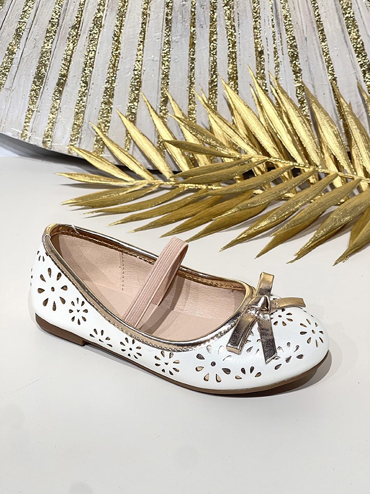 Poti Pati Baleriny w kolorze żółtym z paskiem rozmiar: 27