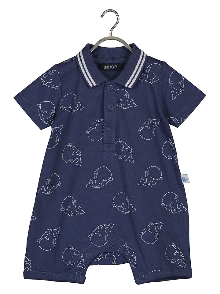 Blue Seven Rampers w kolorze granatowym rozmiar: 68