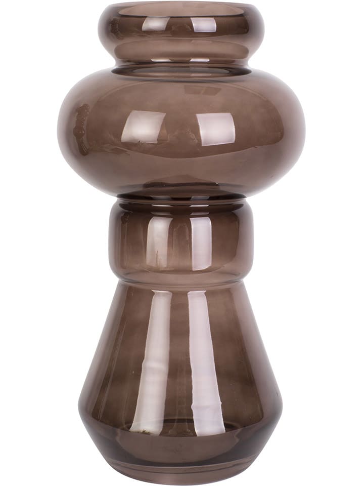 Present Time Wazon "Morgana" w kolorze brązowym - wys. 35 x Ø 18 cm rozmiar: onesize