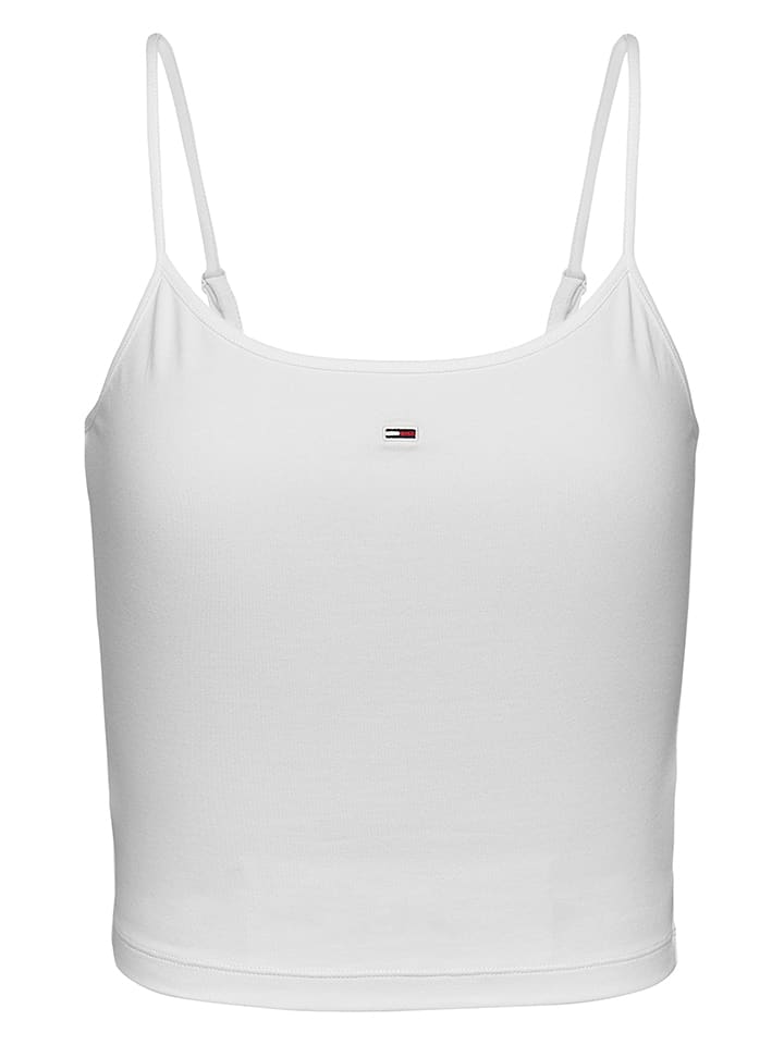 Tommy Hilfiger Top w kolorze białym rozmiar: XS