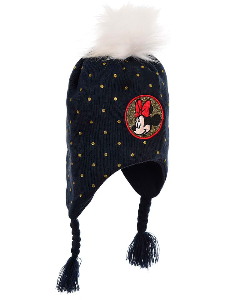 Disney Minnie Mouse Czapka "Minnie" w kolorze granatowym rozmiar: 52 cm