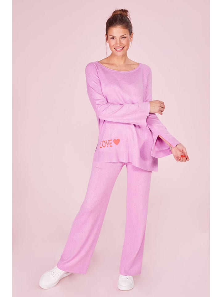 LIEBLINGSSTÜCK Spodnie dresowe w kolorze jasnoróżowym rozmiar: 42