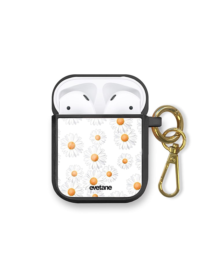 Pokrowiec w kolorze czarno-białym na Airpods