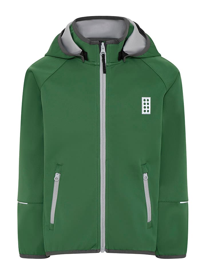 LEGO Kurtka softshellowa w kolorze zielonym rozmiar: 122