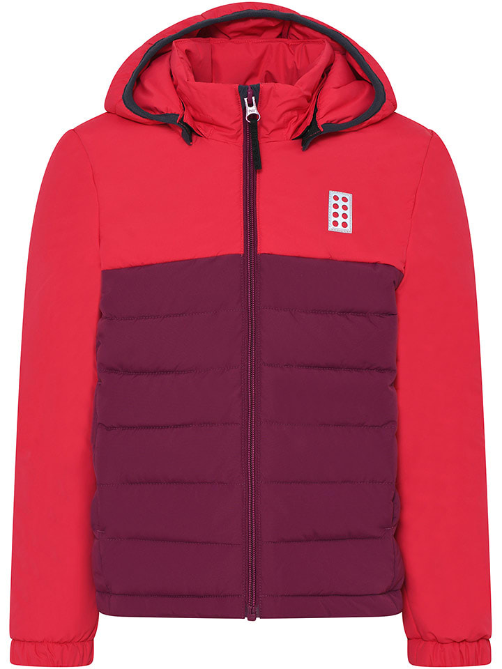 LEGO Kurtka pikowana "Jesse 705" w kolorze czerwonym rozmiar: 146