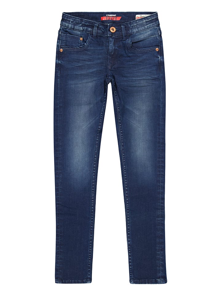 Vingino Dżinsy "Bernice" - Super Skinny fit - w kolorze granatowym rozmiar: 170