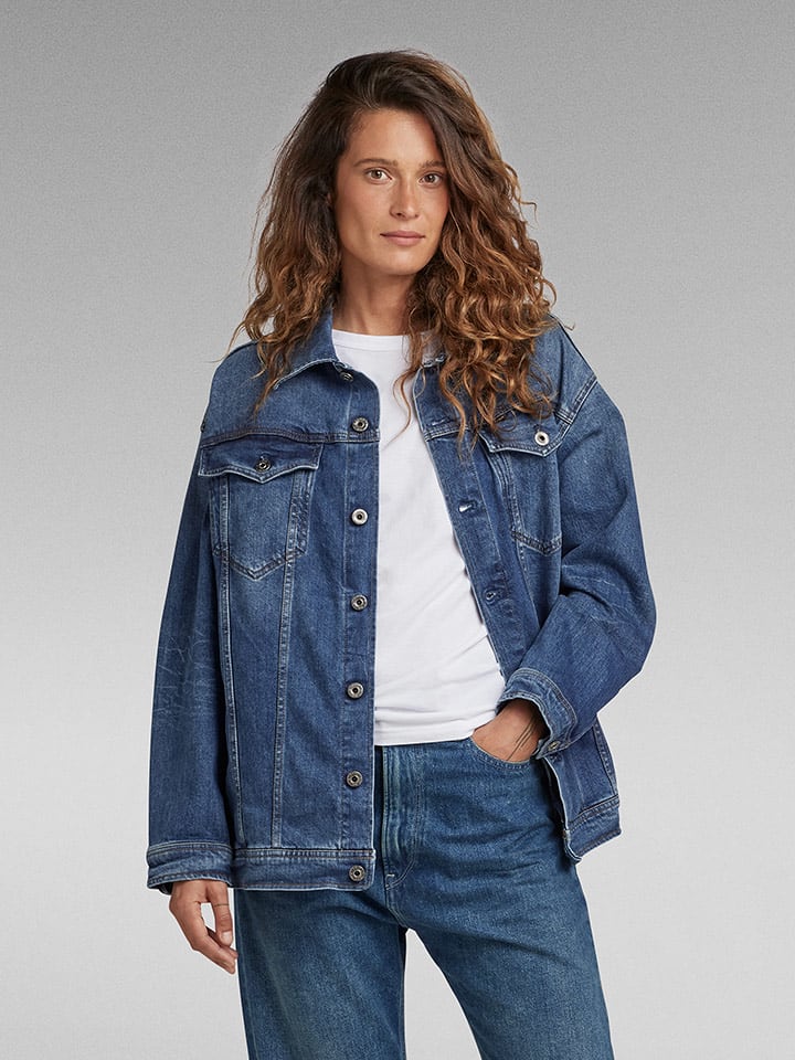 G-Star Kurtka dżinsowa w kolorze granatowym rozmiar: XL