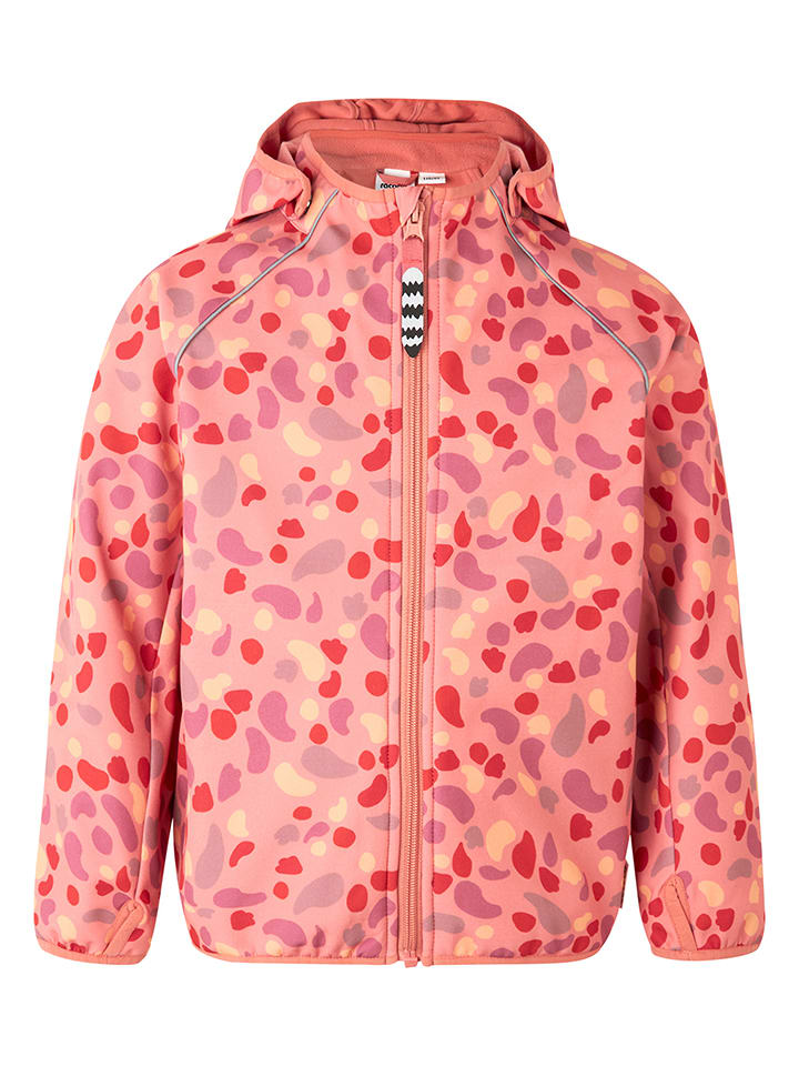 Kurtka softshellowa "Wellington" w kolorze jasnoróżowo-czerwono-fioletowym