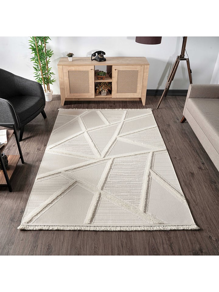 Mioli Dywan "Bukle" w kolorze kremowym rozmiar: 200x290 cm