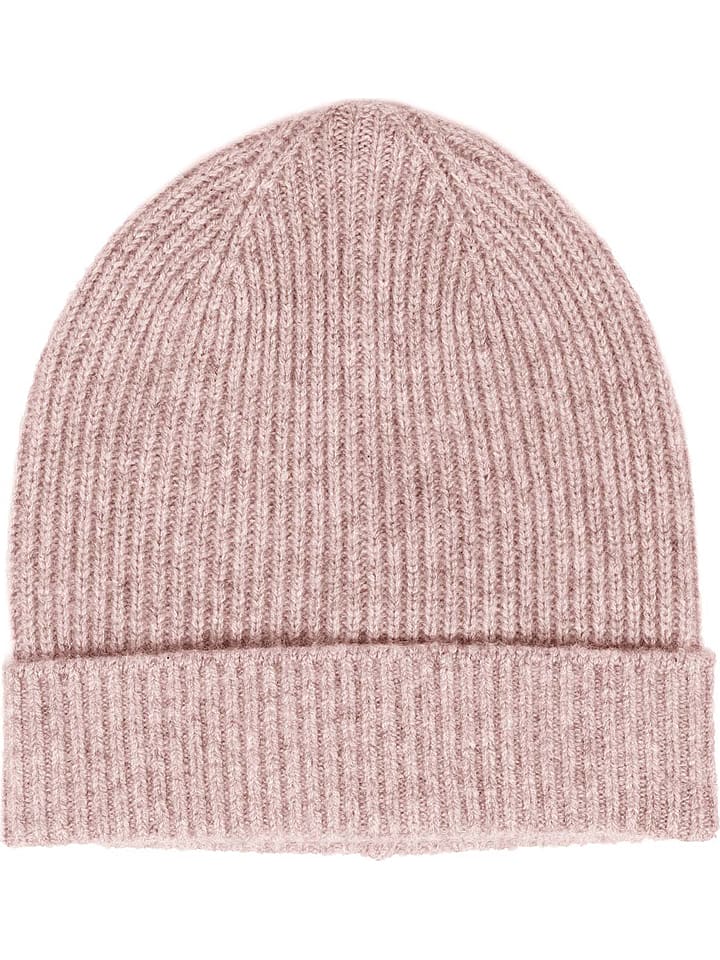 Zwillingsherz Kaszmirowa czapka w kolorze jasnoróżowym rozmiar: onesize