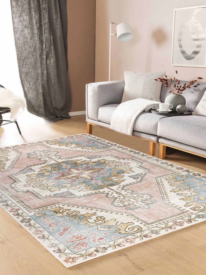 Mioli Dywan "Loft" w kolorze jasnoróżowym rozmiar: 160x230 cm