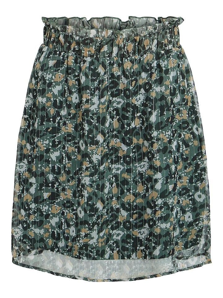 Spódnica "Vifalia" w kolorze zielonym ze wzorem