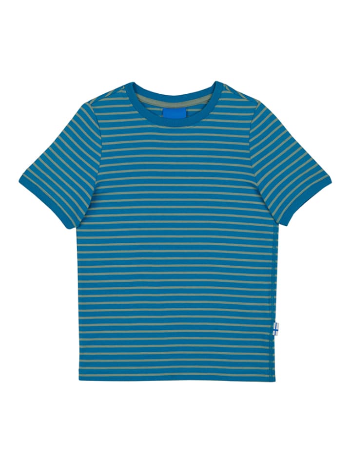 finkid Koszulka "Renkaat" w kolorze niebieskim rozmiar: 90/100