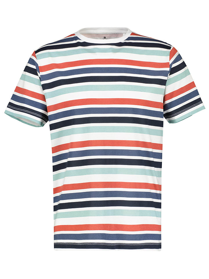 Lerros Koszulka w kolorze miętowo-granatowo-koralowym rozmiar: XXL