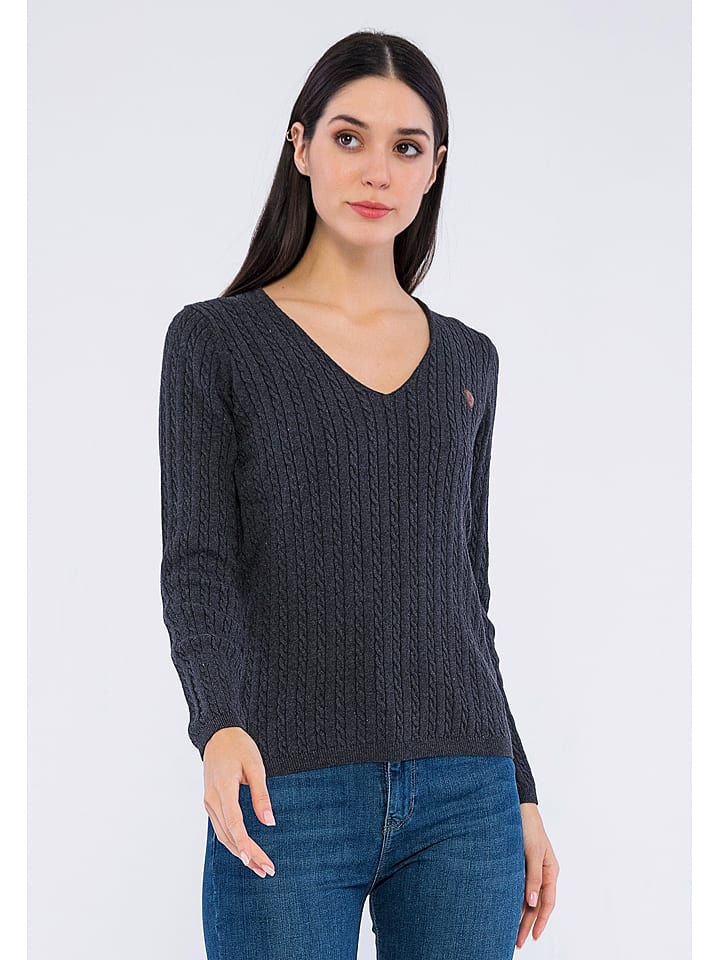 GIORGIO DI MARE Sweter w kolorze antracytowym rozmiar: XXL