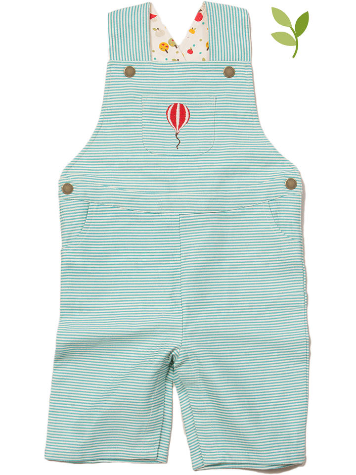 Little Green Radicals Ogrodniczki w kolorze błękitnym rozmiar: 68