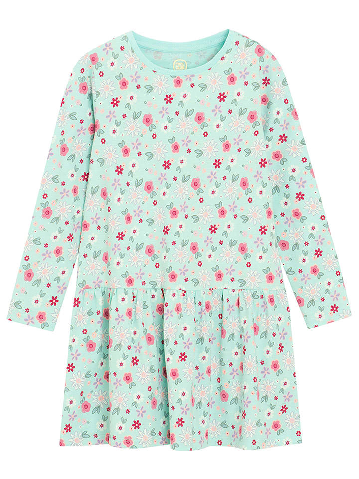 COOL CLUB Sukienka w kolorze miętowo-czerwonym rozmiar: 104