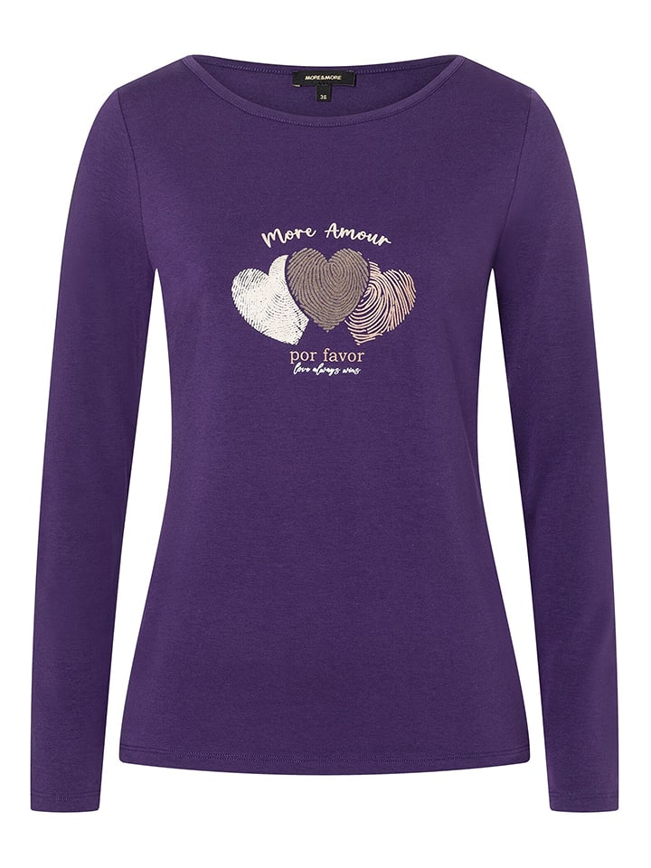 More & More Koszulka w kolorze fioletowym rozmiar: 38