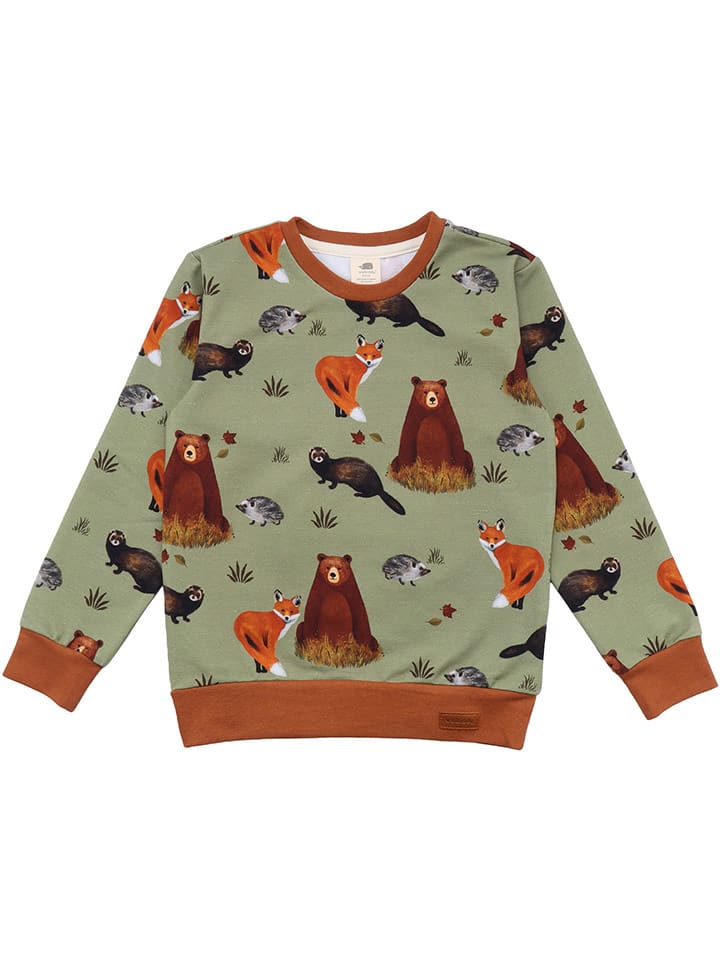 Walkiddy Bluza w kolorze zielonym rozmiar: 110