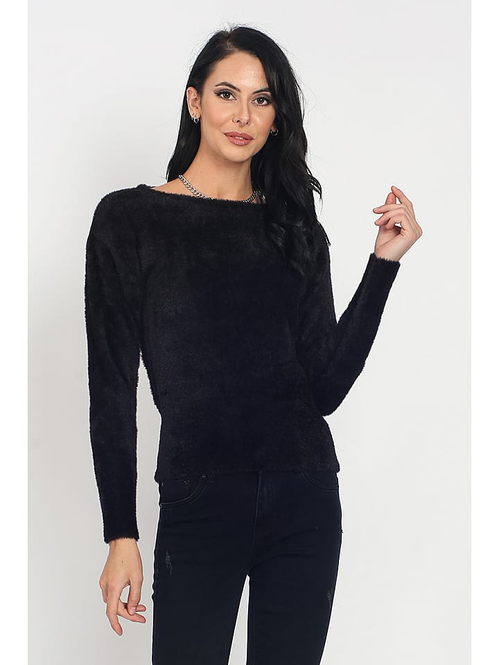 ASSUILI Sweter w kolorze czarnym rozmiar: 40