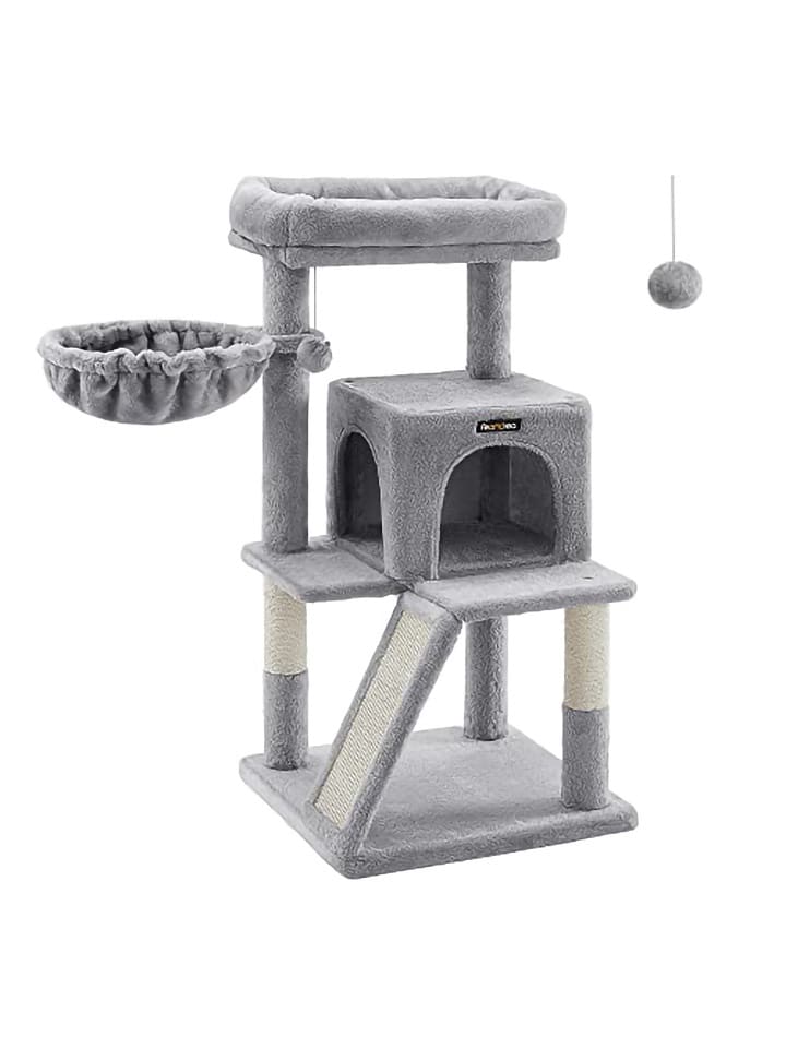 Songmics Drapak w kolorze jasnoszaro-kremowym - 48 x 96 x 48 cm rozmiar: onesize