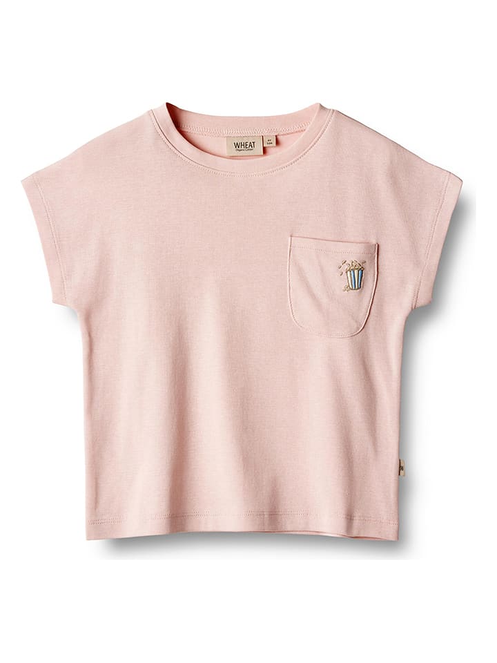 Wheat Koszulka "Signe" w kolorze jasnoróżowym rozmiar: 104