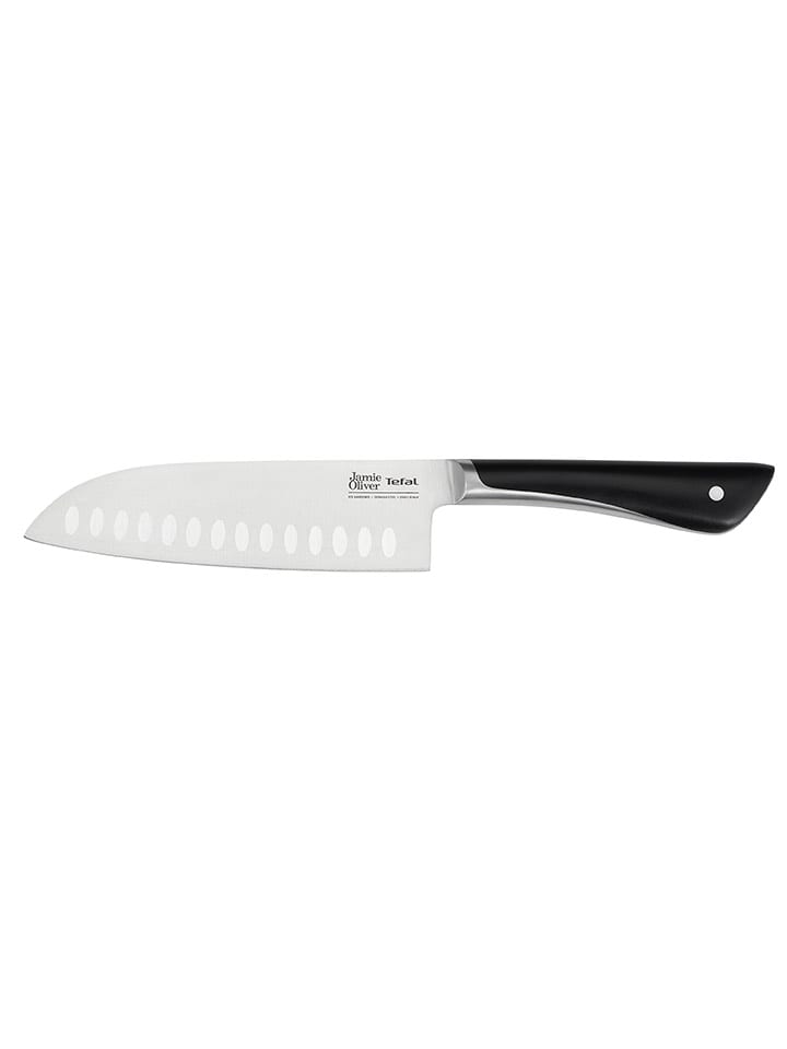 Jamie Oliver Nóż santoku w kolorze czarnym - dł. 16,5 cm rozmiar: onesize