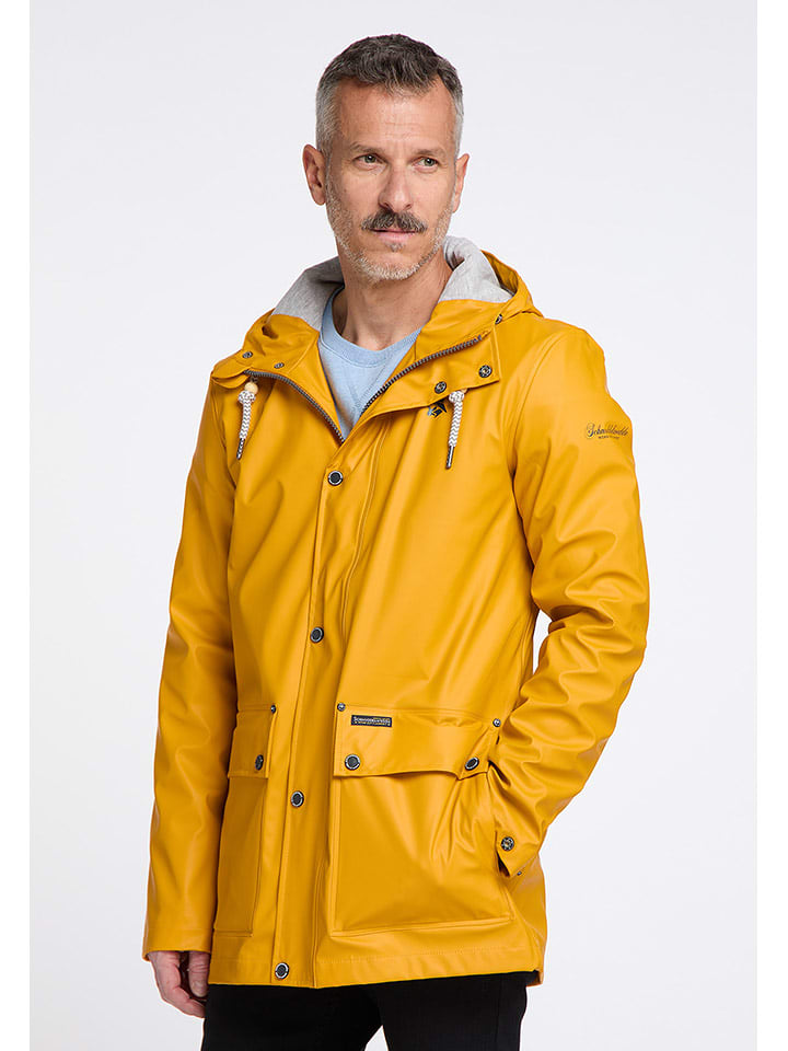Schmuddelwedda Kurtka przeciwdeszczowa w kolorze musztardowym rozmiar: XXL