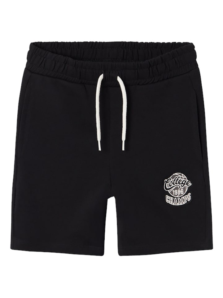 name it Szorty dresowe "Dalovan" w kolorze czarnym rozmiar: 116