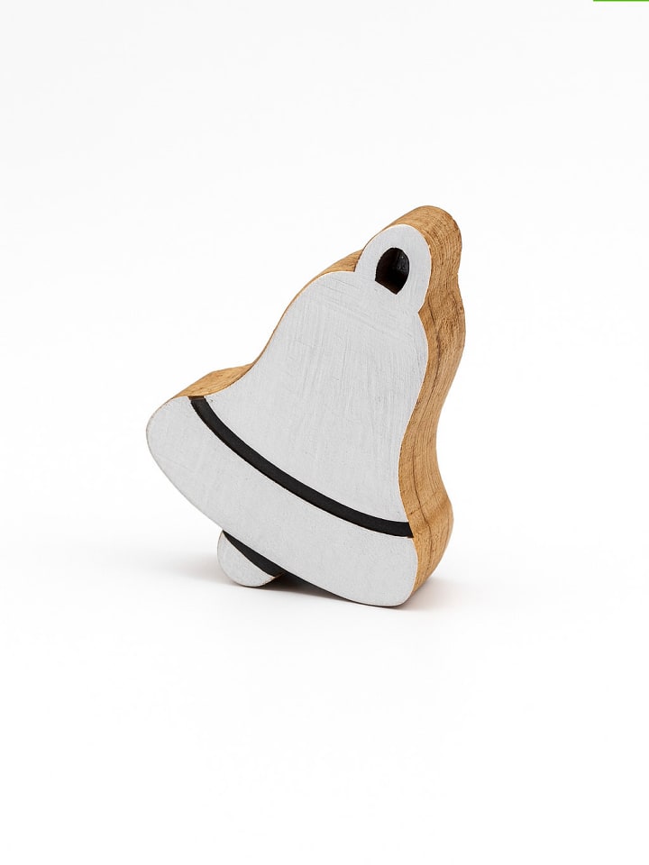 Samimi Stemple (2 szt.) "Bell" w kolorze jasnobrązowo-białym - 6 x 4 cm rozmiar: onesize