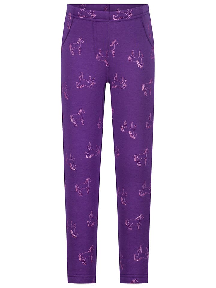 Salt and Pepper Legginsy w kolorze fioletowym rozmiar: 104