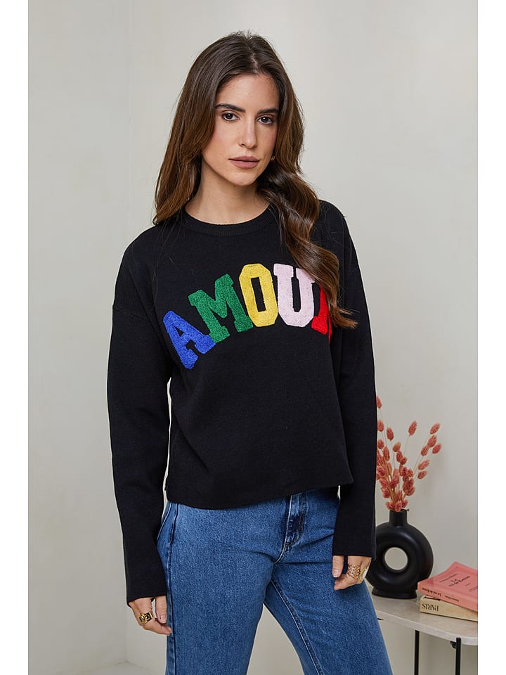 Soft Cashmere Sweter w kolorze czarnym rozmiar: 38/40