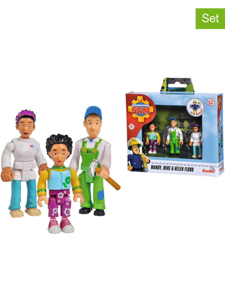 Feuerwehrmann Sam 3-częściowy zestaw figurek - 3+ rozmiar: onesize