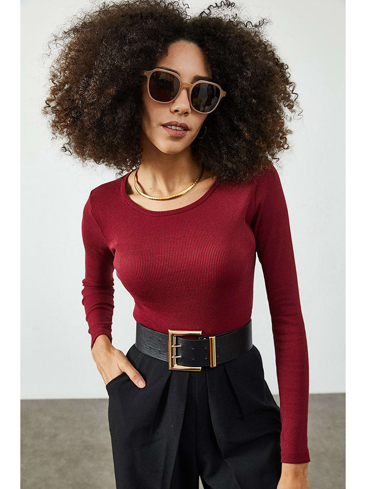 Jumeon Koszulka w kolorze bordowym rozmiar: onesize