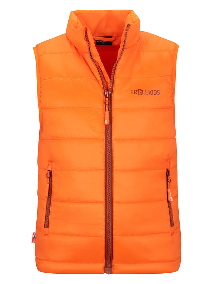 Trollkids Kamizelka funkcyjna "Trondheim" w kolorze pomarańczowym rozmiar: 92