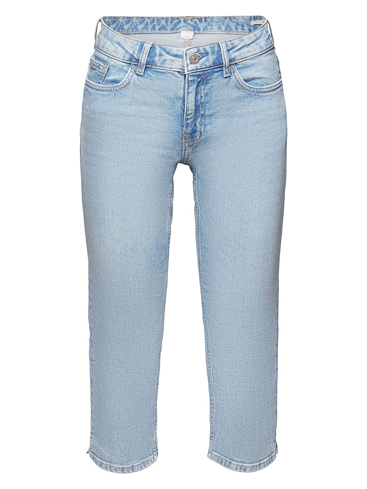 ESPRIT Rybaczki dżinsowe w kolorze błękitnym rozmiar: W30/L22