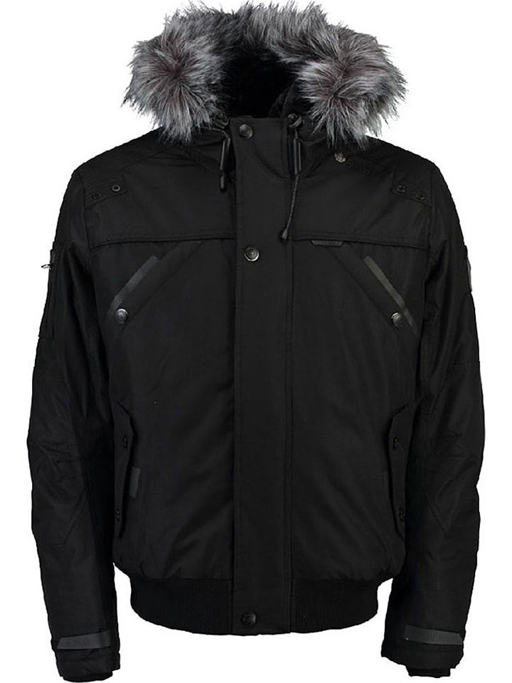 Canadian Peak Kurtka zimowa "Berny" w kolorze czarnym rozmiar: M