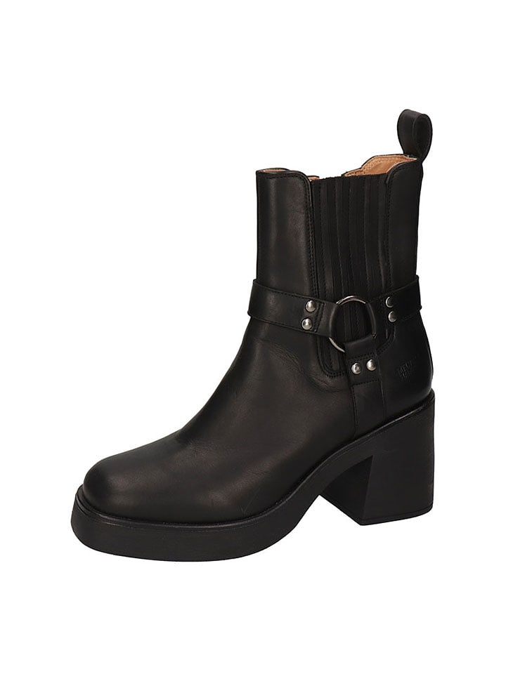 MELVIN & HAMILTON Skórzane botki "Paisley 5" w kolorze khaki rozmiar: 41