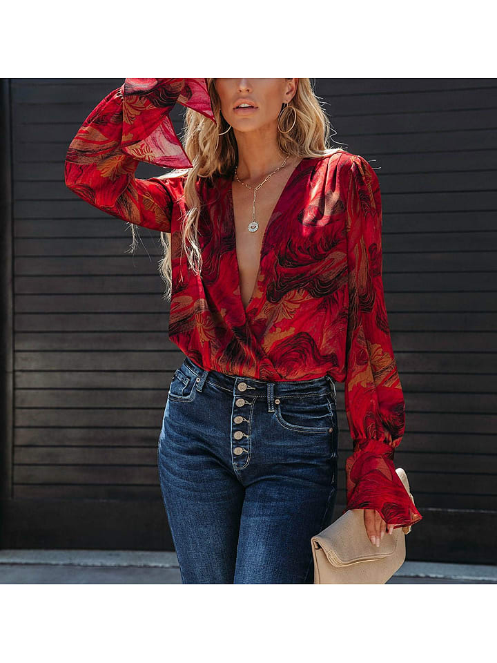 LA Angels Bluzka w kolorze czerwonym rozmiar: M