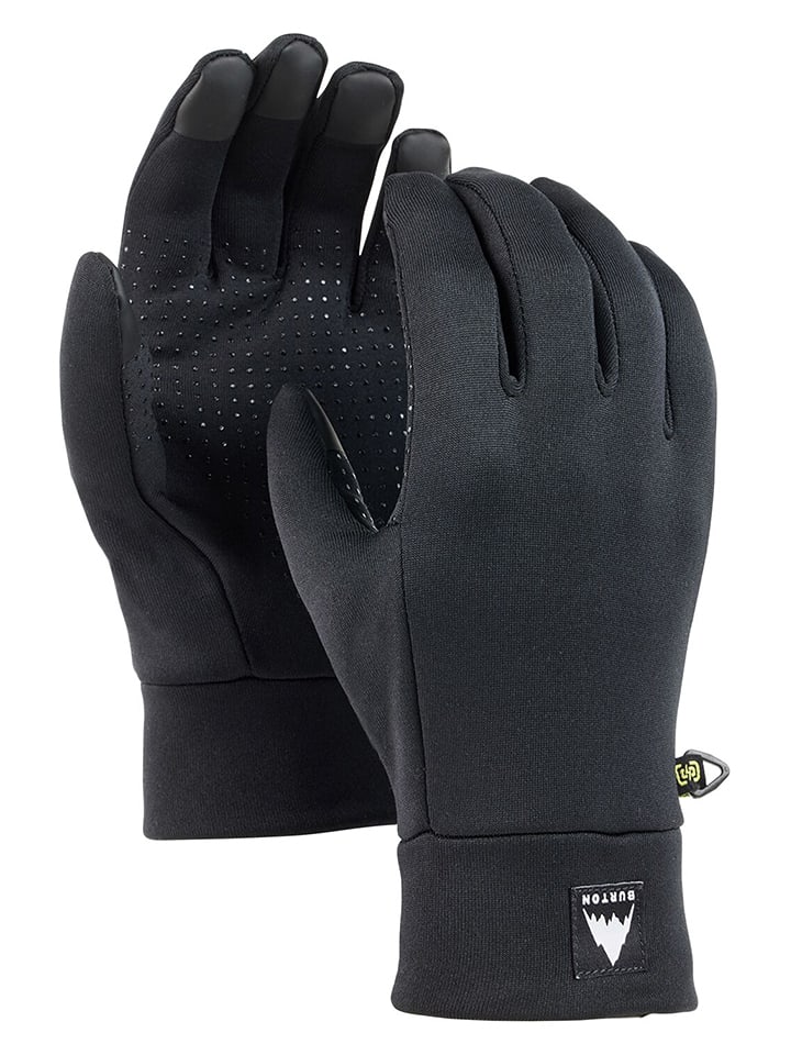 Burton Rękawiczki funkcyjne "Powerstretch" w kolorze czarnym rozmiar: S\M