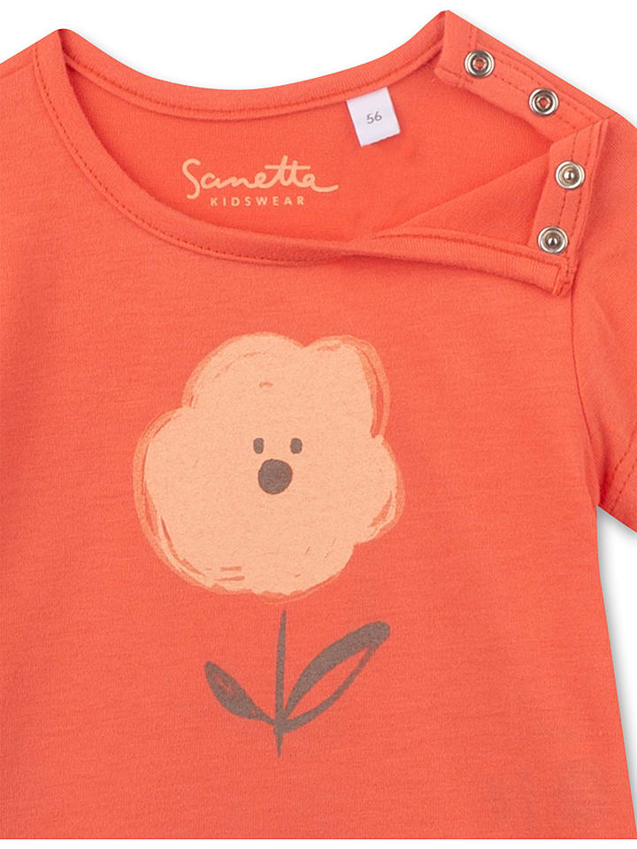 Sanetta Kidswear Koszulka w kolorze pomarańczowym rozmiar: 86