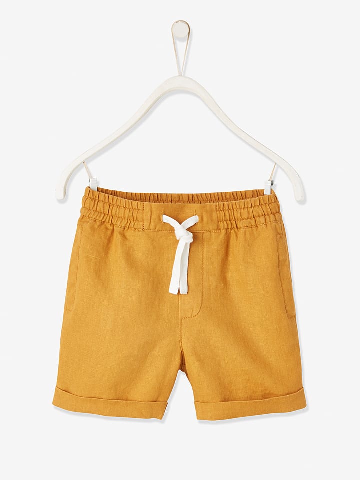 Szorty w kolorze żółtym