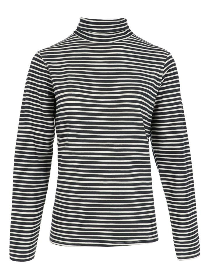 Koszulka w kolorze granatowo-białym